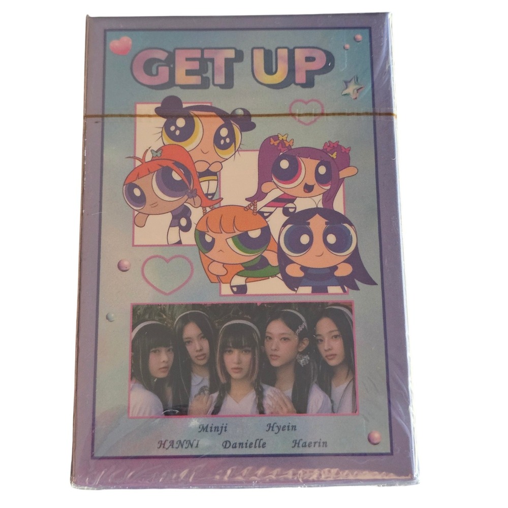 NewJeans Get Up 2nd EP Lomo Card Set 55 Pcs Powerpuff Girls Kpop Photocards